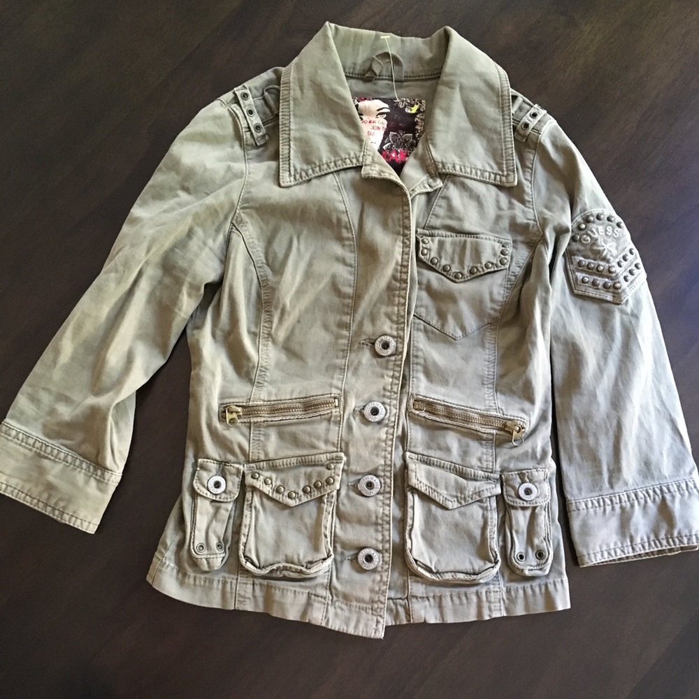 Vintage Guess Olive Green Jacket